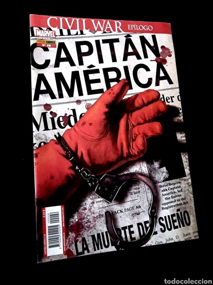 C&oacute;mics: EXCELENTE ESTADO CAPITAN AMERICA 26 PANINI COMICS GRAPA - Foto 1
