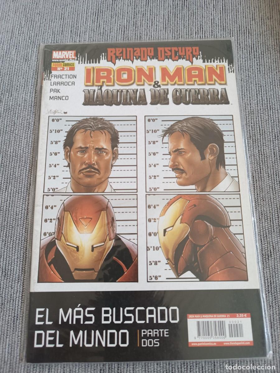C&oacute;mics: Iron Man & M&aacute;quina de Guerra n&uacute;m. 21 - Foto 1