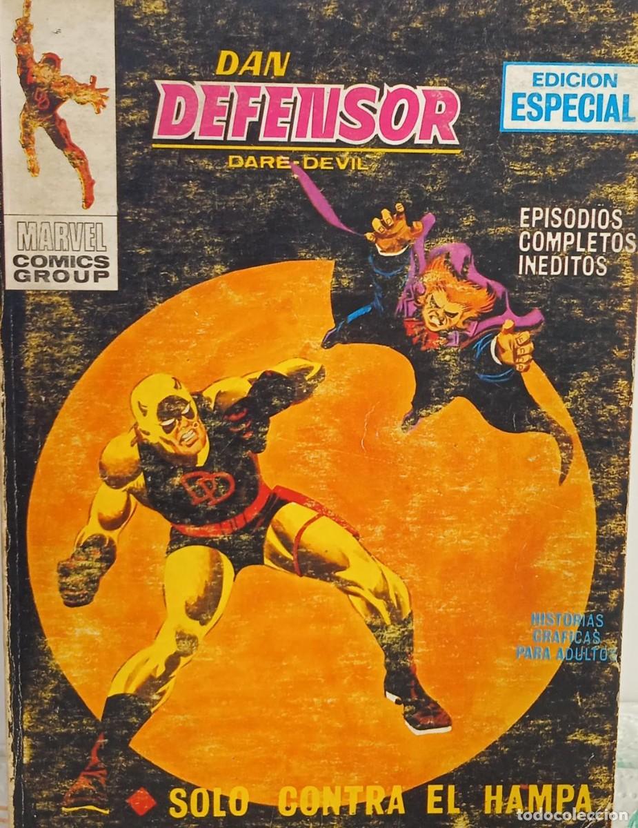C&oacute;mics: DAN DEFENSOR .EDICIONES V&Eacute;RTICE.N&Uacute;MERO 9 .&rdquo;SOLO CONTRA EL HAMPA&rdquo;. - Foto 1