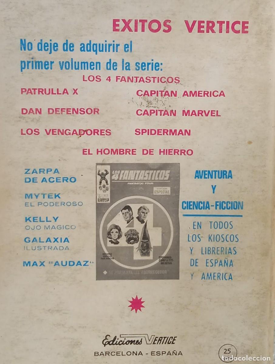 C&oacute;mics: DAN DEFENSOR .EDICIONES V&Eacute;RTICE.N&Uacute;MERO 9 .&rdquo;SOLO CONTRA EL HAMPA&rdquo;. - Foto 2