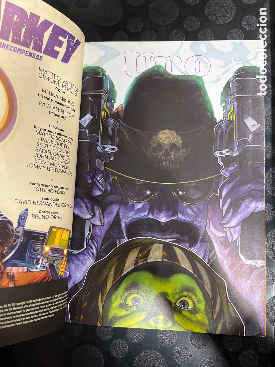 C&oacute;mics: SHARKEY : CAZARRECOMPENSAS de MARK MILLAR y SIMONE BIANCHI EVOLUTION NETFLIX ( 2020 ) - Foto 3
