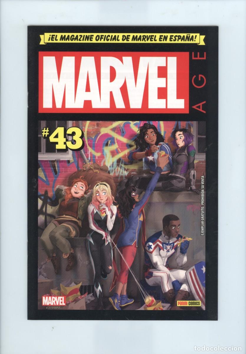 C&oacute;mics: Panini. Marvel age. Magazine oficial en Espa&ntilde;a. 43