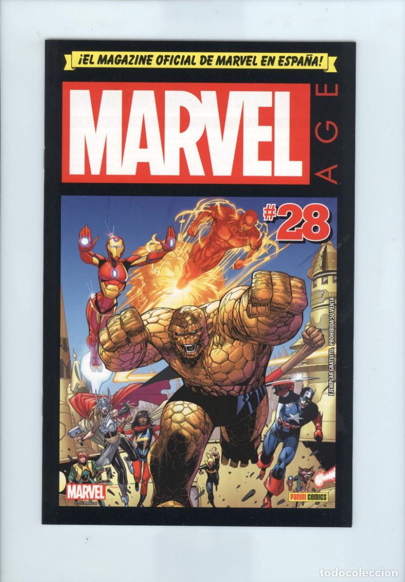 C&oacute;mics: Panini. Marvel age. Magazine oficial en Espa&ntilde;a. 28
