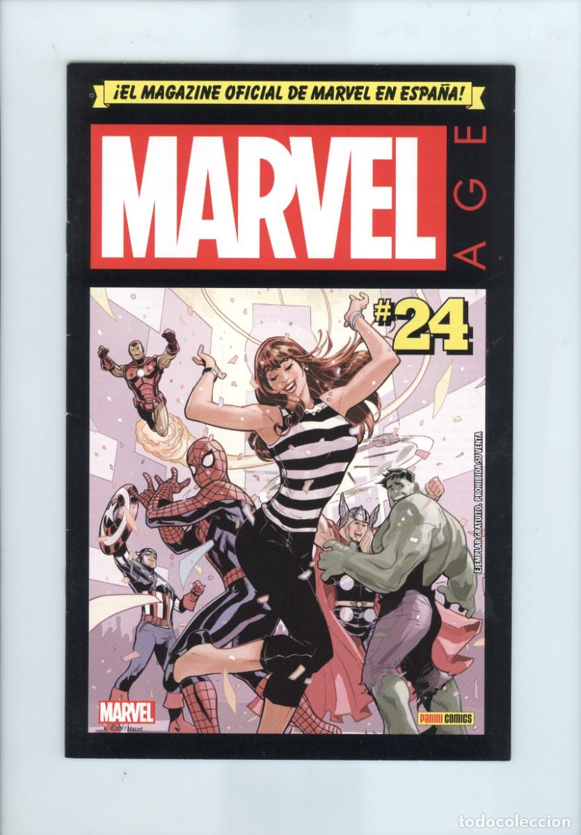 Comics: Panini. Marvel age. Magazine oficial en Espa&ntilde;a. 24