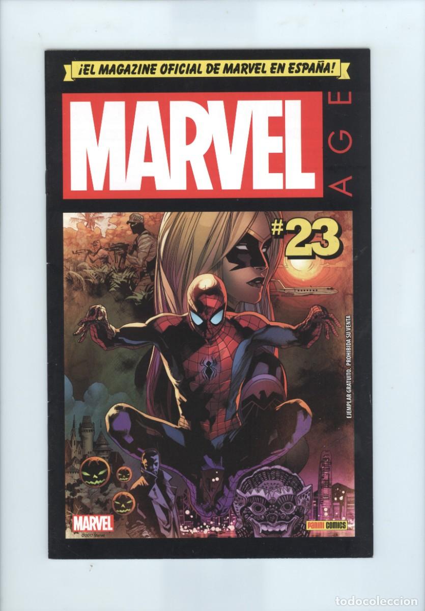 C&oacute;mics: Panini. Marvel age. Magazine oficial en Espa&ntilde;a. 23