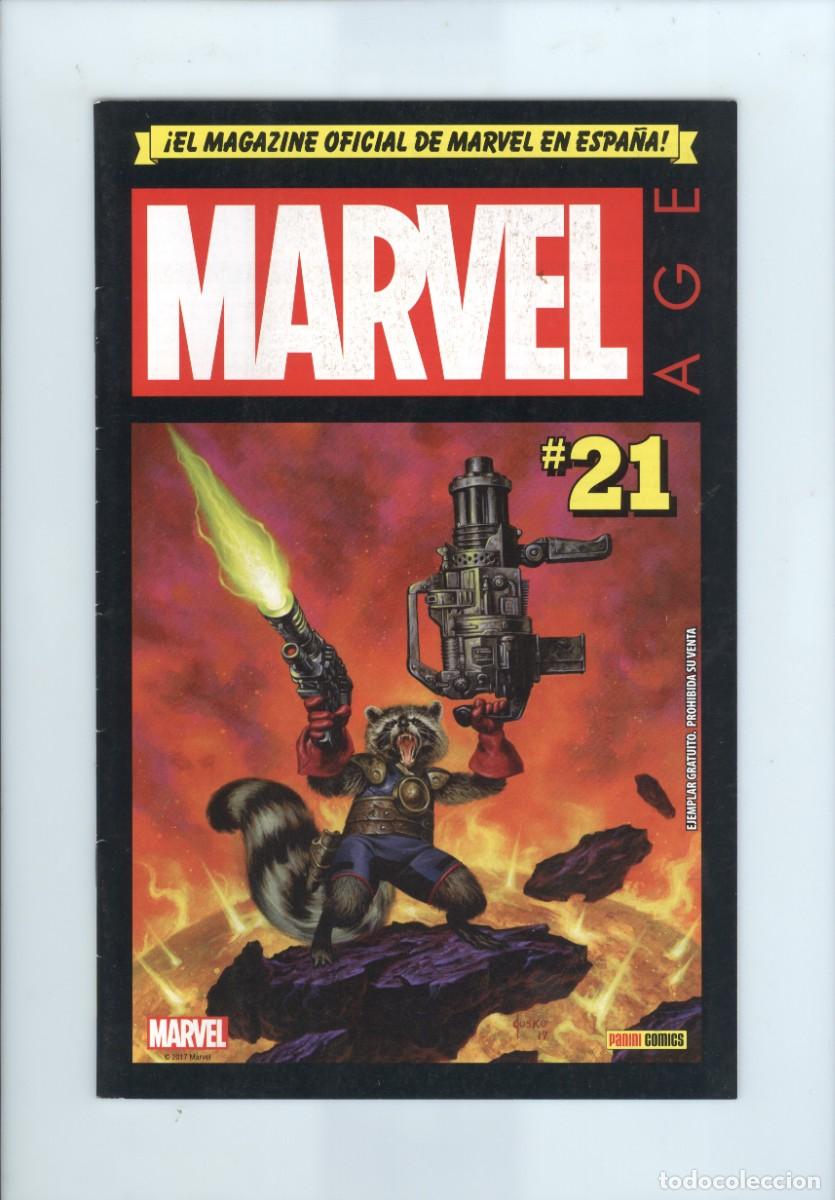 C&oacute;mics: Panini. Marvel age. Magazine oficial en Espa&ntilde;a. 21
