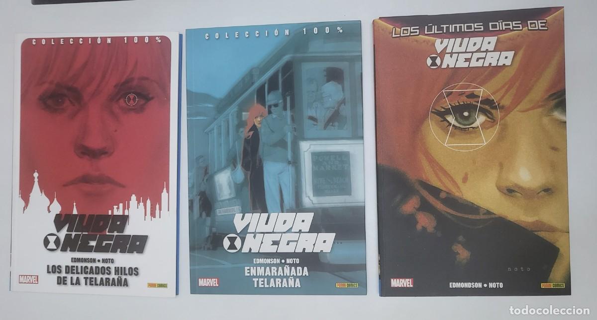 C&oacute;mics: Pack 100% Marvel. Viuda Negra. 3 Tomos (Completa) - Foto 1