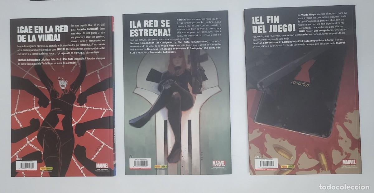 C&oacute;mics: Pack 100% Marvel. Viuda Negra. 3 Tomos (Completa) - Foto 2
