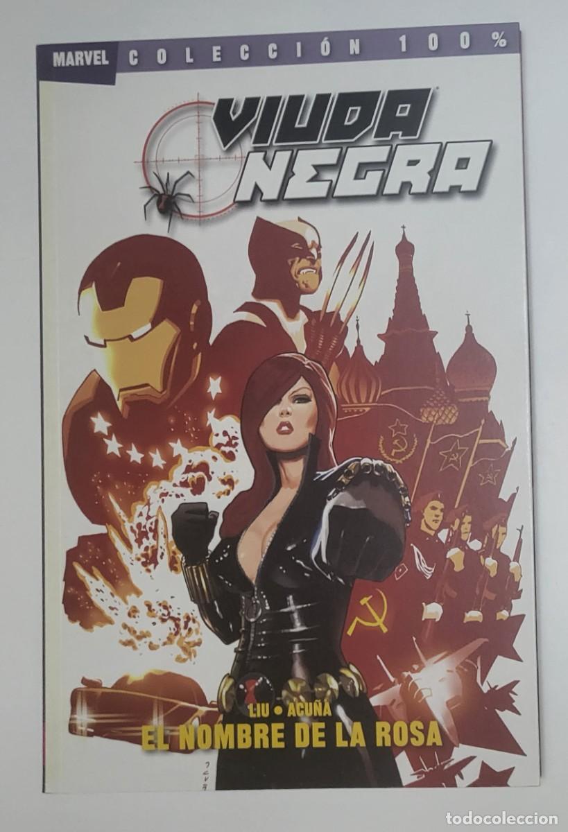C&oacute;mics: 100% Marvel. Viuda Negra. El nombre de la rosa. - Foto 1