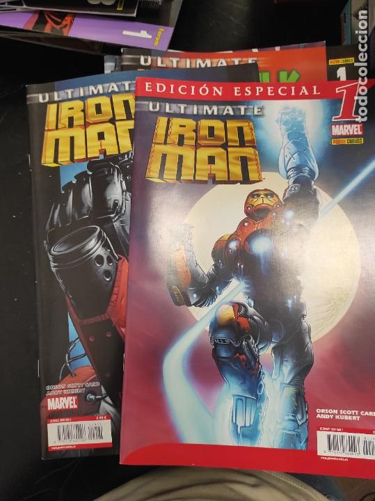 C&oacute;mics: ULTIMATE IRON MAN. N&ordm; 1 Y 2. PANINI - Foto 1