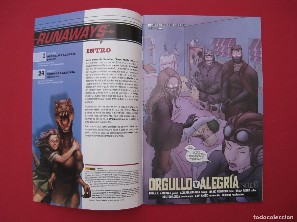 C&oacute;mics: RUNAWAYS - N&ordm; 3 - PANINI. - Foto 10