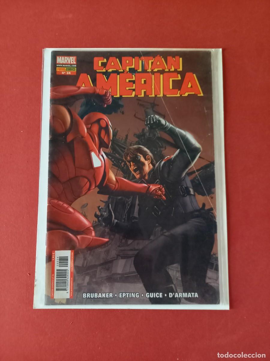 C&oacute;mics: Capit&aacute;n Am&eacute;rica N&ordm; 34 Marvel REF C2 - Foto 1