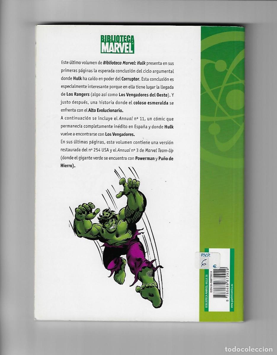 C&oacute;mics: Panini. Biblioteca marvel. Hulk. 36. - Foto 2