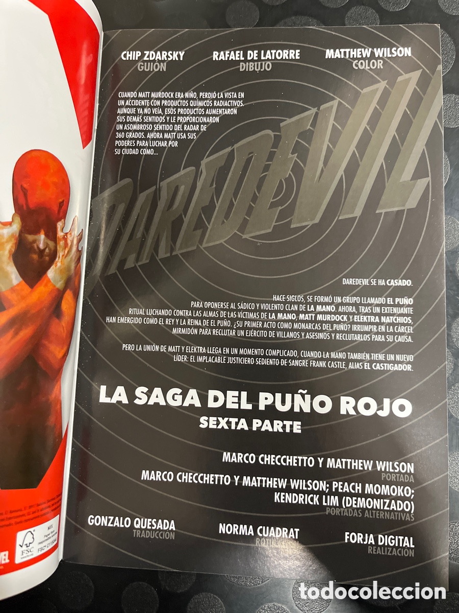 C&oacute;mics: DAREDEVIL N.39 / 6 LA SAGA DEL PU&Ntilde;O ROJO ( 2019/&hellip; ) - Foto 3