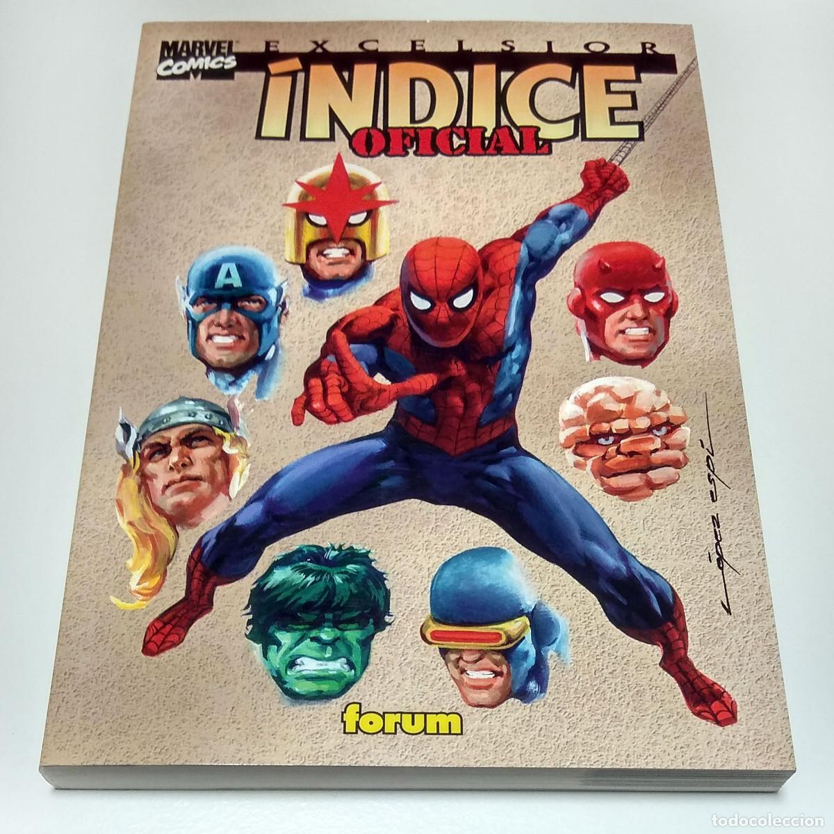 C&oacute;mics: EXCELSIOR: INDICE OFICIAL - FORUM - TOMO N&ordm; 1 - MARVEL