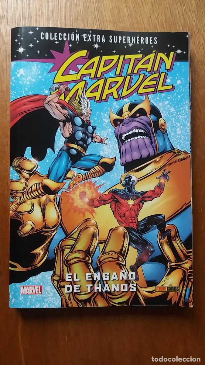 C&oacute;mics: EL ENGA&Ntilde;O DE THANOS, CAPITAN MARVEL, COLECCION EXTRA SUPERHEROES, PANINI COMICS