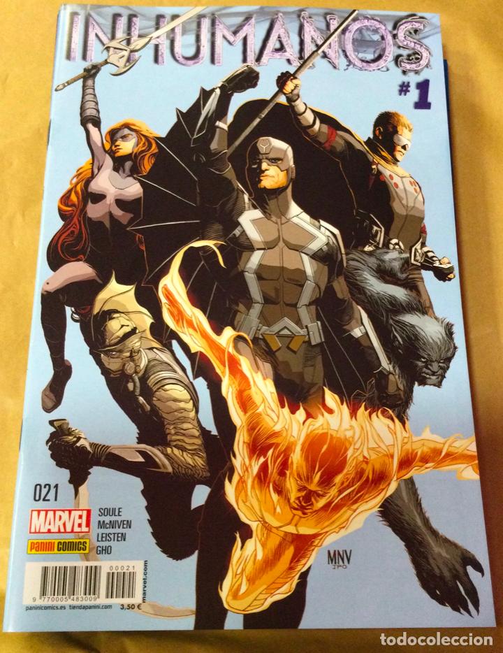 C&oacute;mics: INHUMANOS. ETAPA COMPLETA: 17 NUMEROS. PANINI - Foto 1