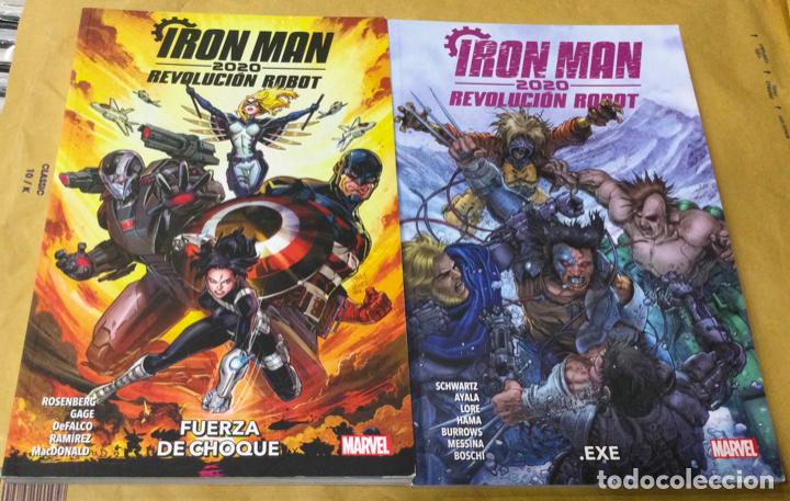 C&oacute;mics: IRON MAN 2020. 2 TOMOS. PANINI. - Foto 1