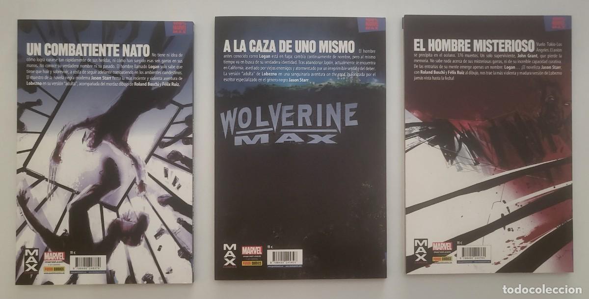 C&oacute;mics: Pack Lobezno MAX. Colecci&oacute;n 100%. 3 tomos. Completa. - Foto 2
