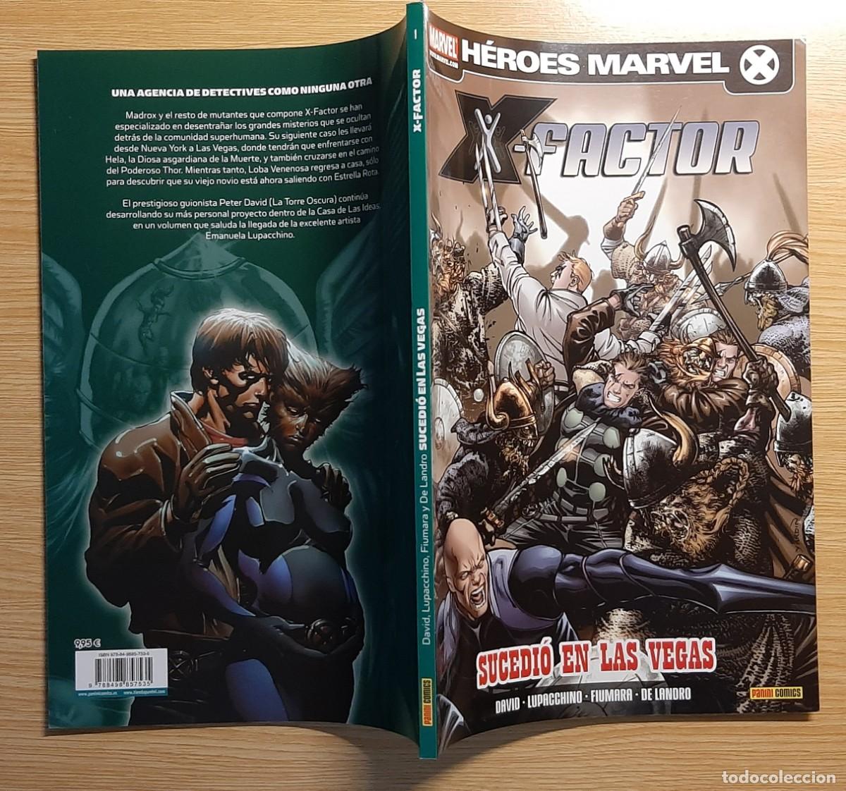 C&oacute;mics: H&Eacute;ROES MARVEL - X-FACTOR, 1: SUCEDI&Oacute; EN LAS VEGAS - Panini C&oacute;mics - Foto 2