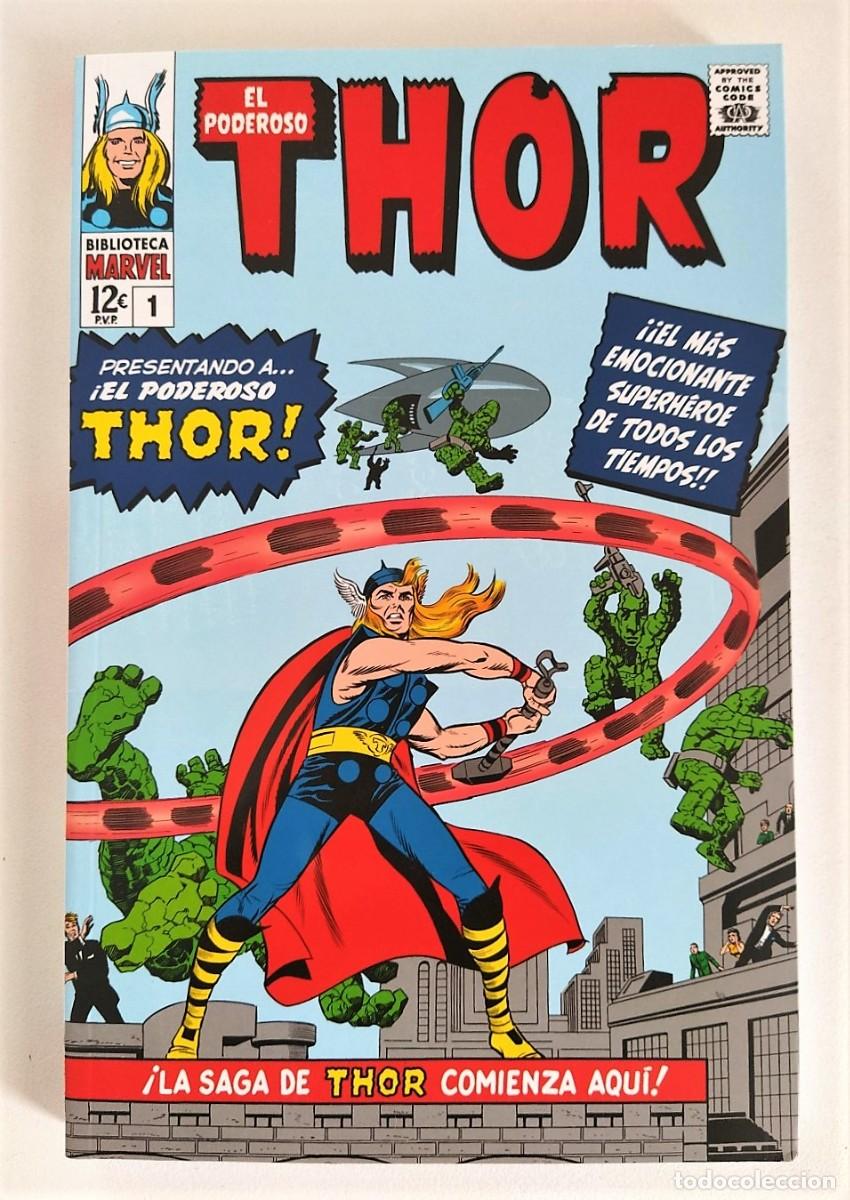 C&oacute;mics: BIBLIOTECA MARVEL: EL PODEROSO THOR Vol.01 (Stan Lee & Jack Kirby) ~ PANINI (2023) - Foto 1