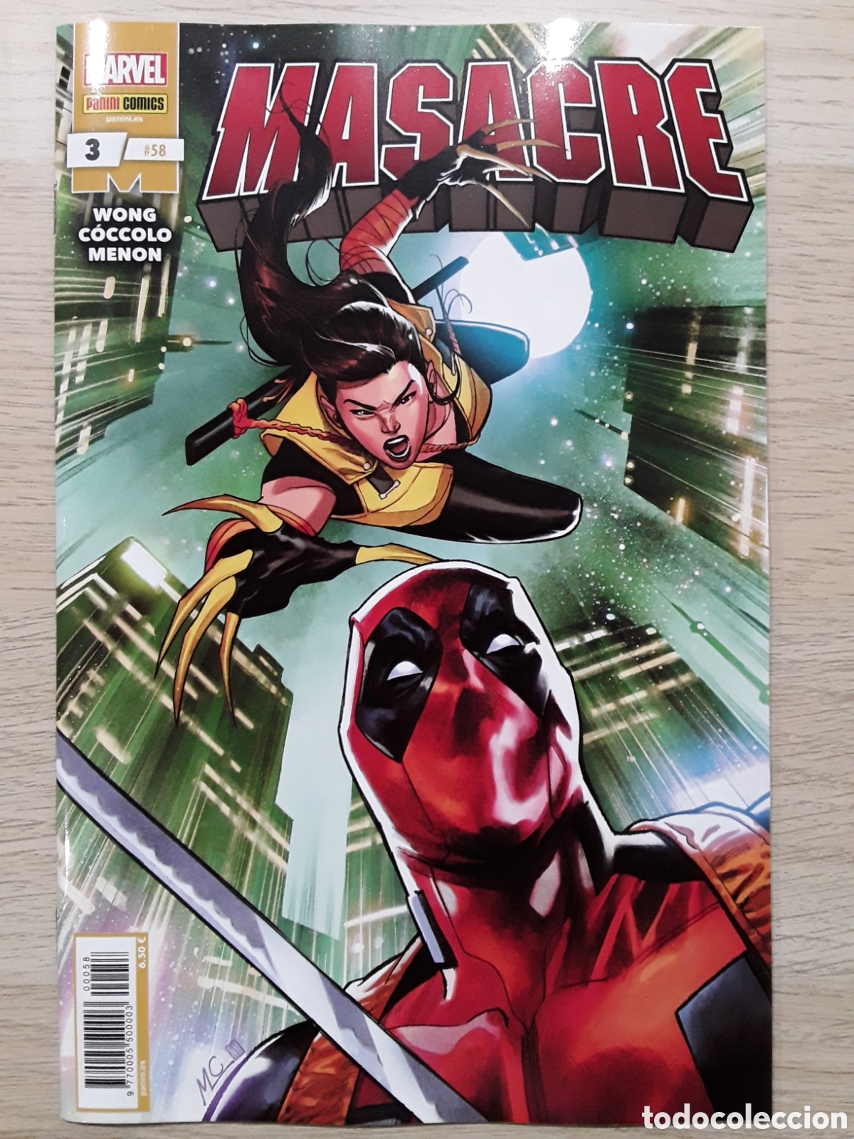 C&oacute;mics: Masacre 3 / 58 (grapa) Deadpool - Wong, C&oacute;ccolo, Menon - Panini / Marvel - Foto 1