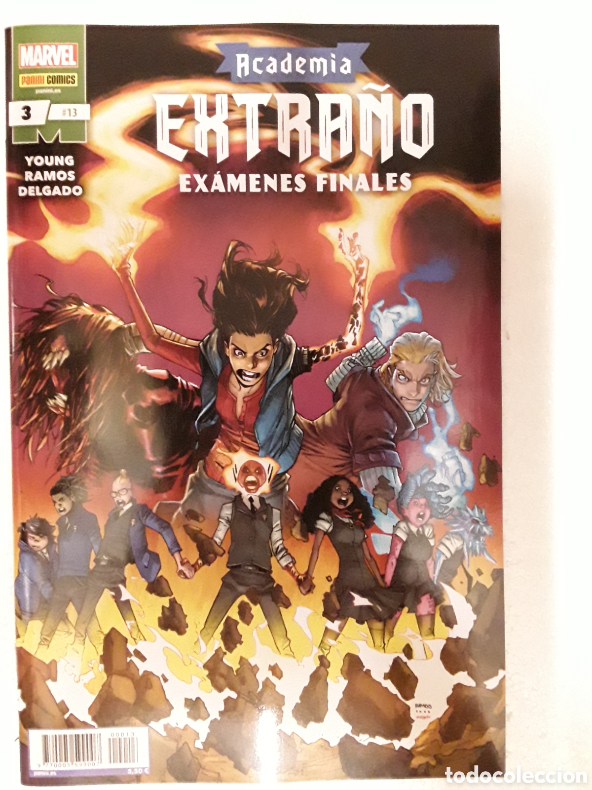C&oacute;mics: Academia Extra&ntilde;o 3 / 13 (grapa) - Young, Ramos, Delgado - Panini / Marvel - Foto 1