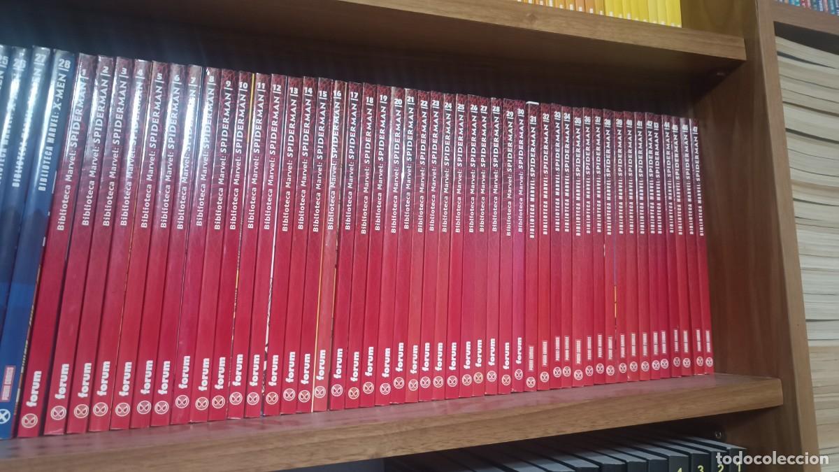 C&oacute;mics: BIBLIOTECA MARVEL SPIDERMAN COMPLETA NUEVA A ESTRENAR 47 TOMOS - Foto 1