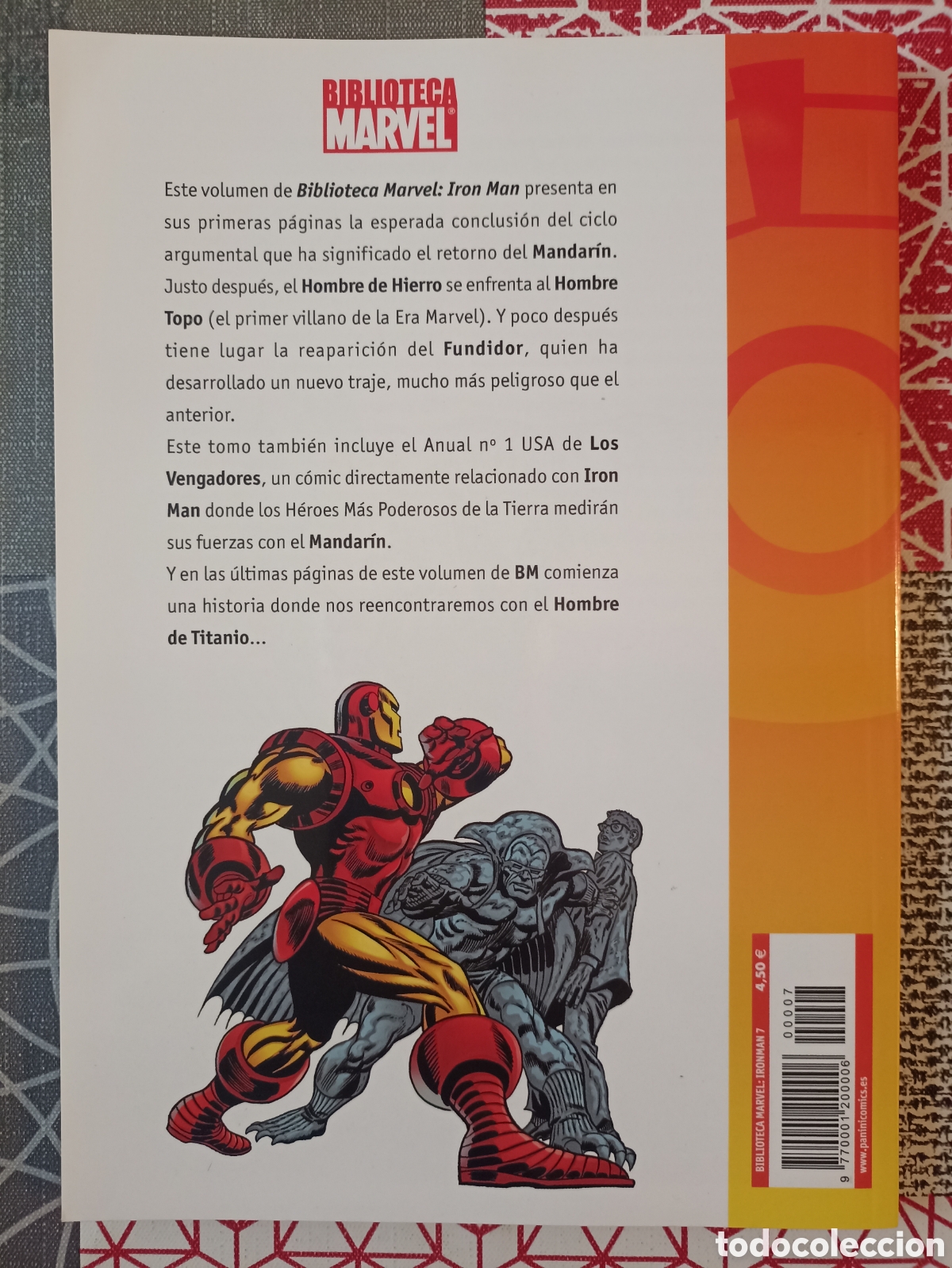 C&oacute;mics: BIBLIOTECA MARVEL: IRON MAN N&deg;7, 8, 9, 10 -Panini- - Foto 3
