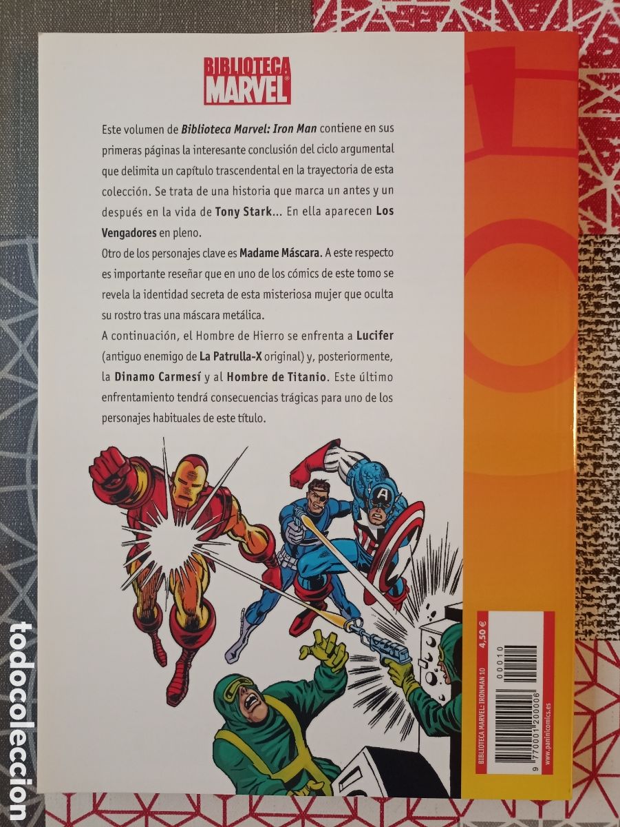C&oacute;mics: BIBLIOTECA MARVEL: IRON MAN N&deg;7, 8, 9, 10 -Panini- - Foto 12