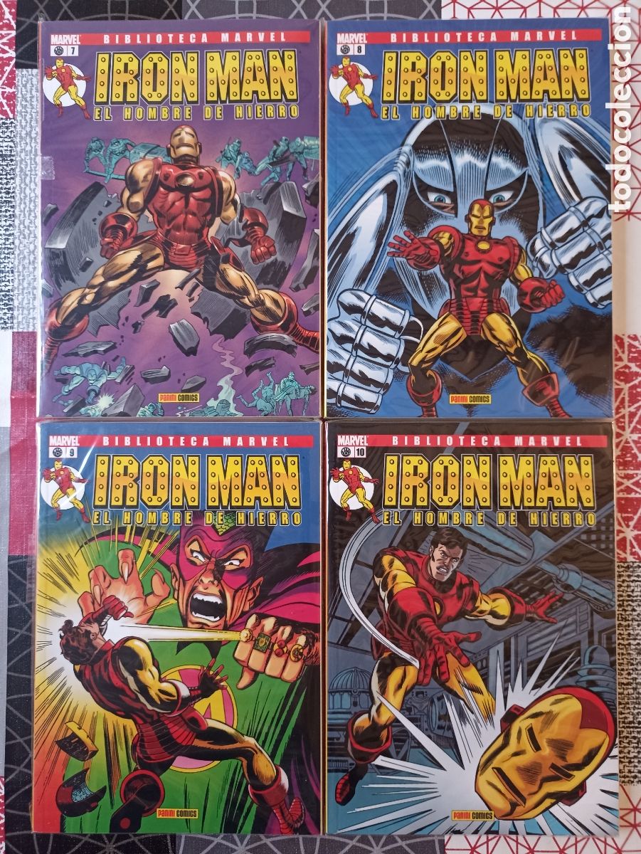 C&oacute;mics: BIBLIOTECA MARVEL: IRON MAN N&deg;7, 8, 9, 10 -Panini- - Foto 1