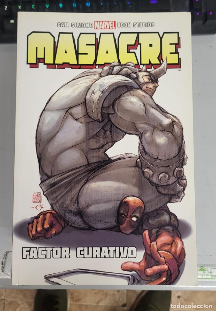 C&oacute;mics: MASACRE : FACTOR CURATIVO - GAIL SIMONE - UDON STUDIOS / MARVEL - PANINI - Foto 1