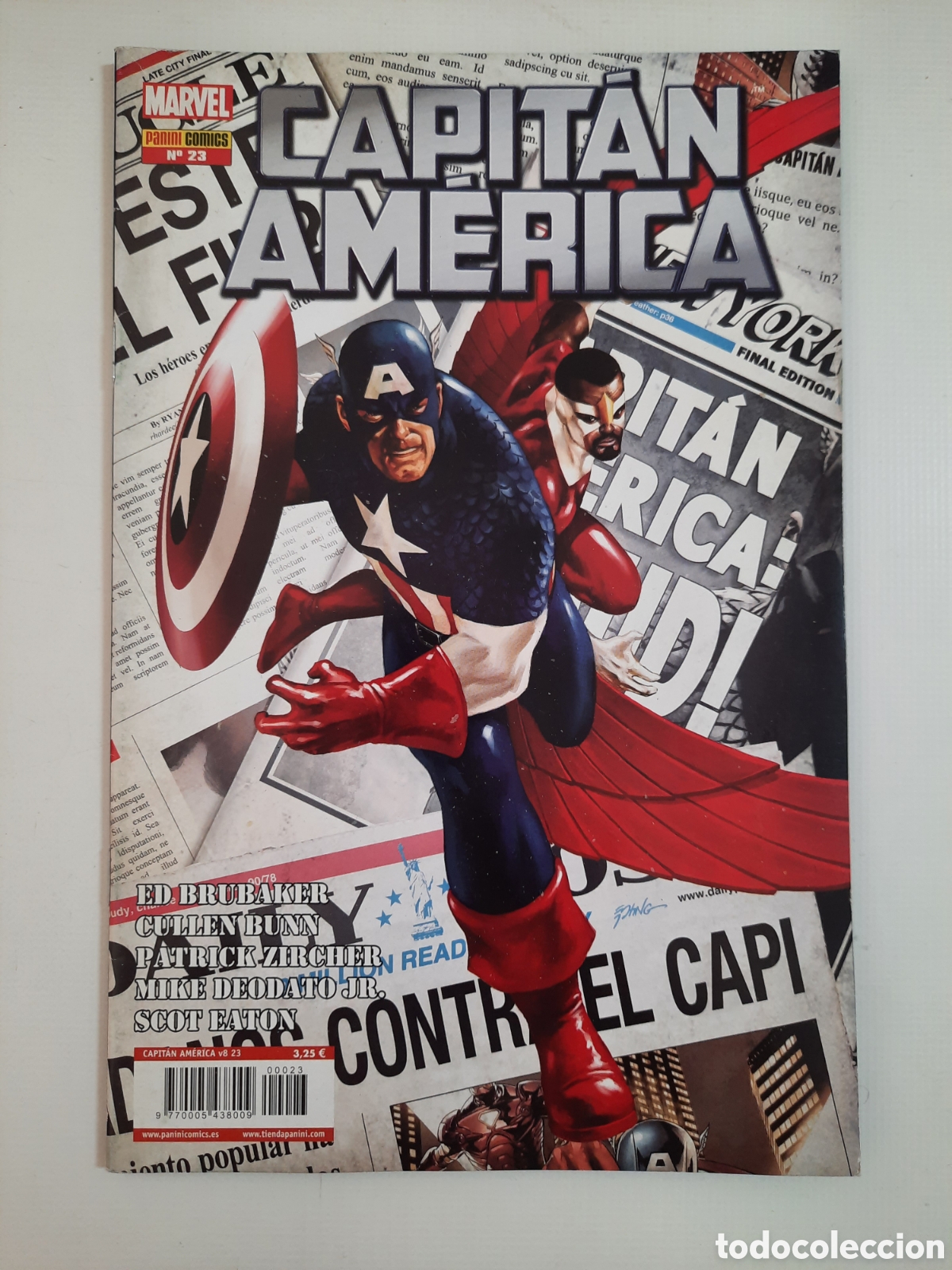 C&oacute;mics: CAPIT&Aacute;N AM&Eacute;RICA N&ordm; 23 - VOL. 8 - GRAPA MARVEL PANINI - 2012 - Foto 1