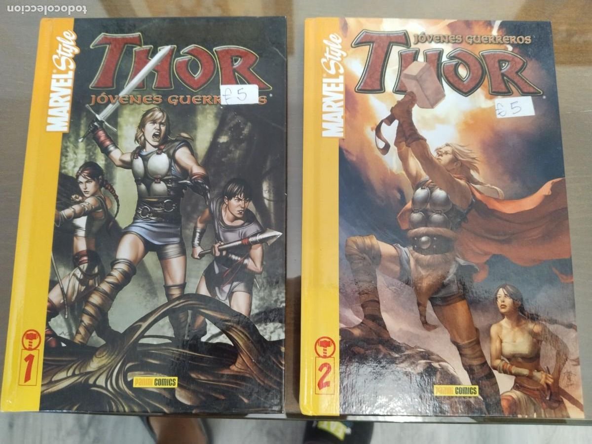 C&oacute;mics: THOR, MARVEL STYLE, COMPLETA EN 2 TOMOS, PANINI COMICS, TAPA DURA. - Foto 1