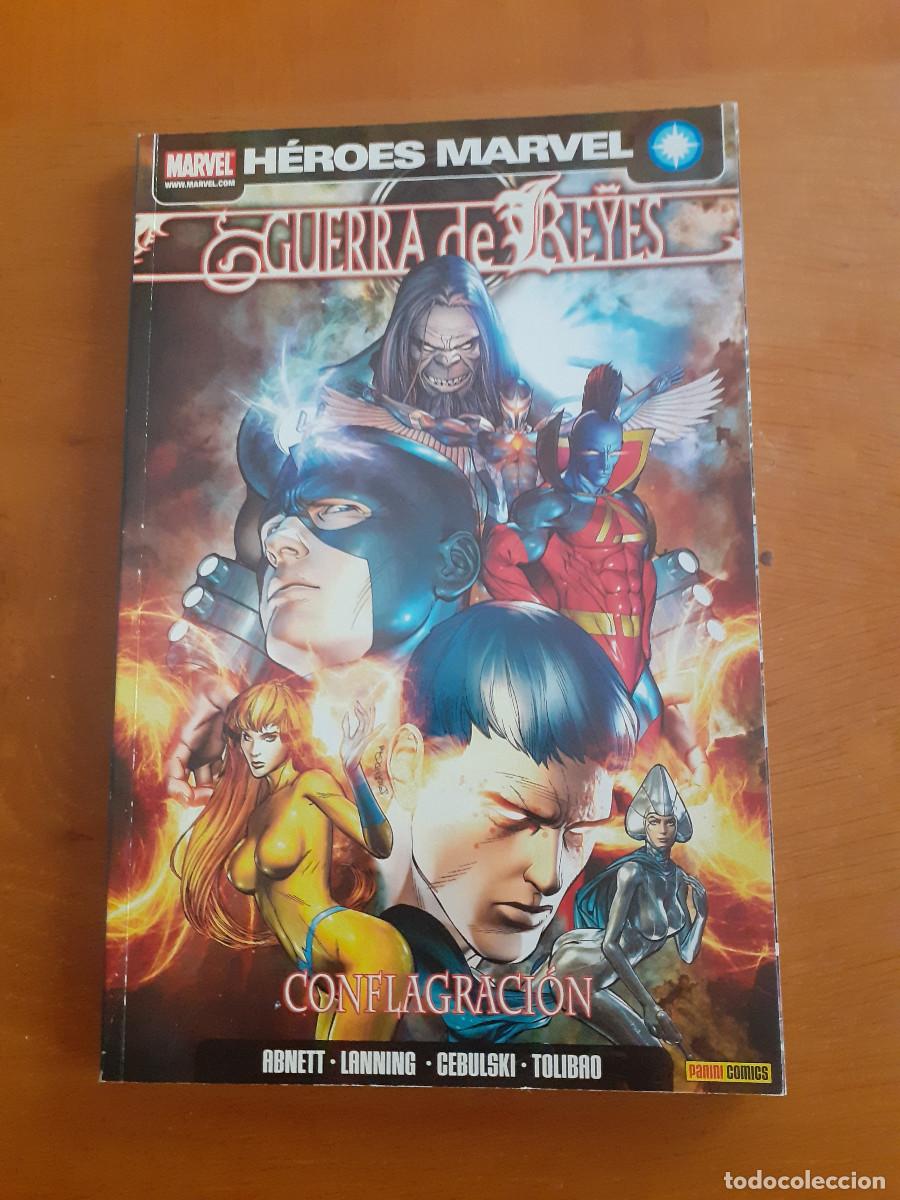 C&oacute;mics: H&eacute;roes Marvel. Guerra de Reyes. Conflagraci&oacute;n. - Foto 1
