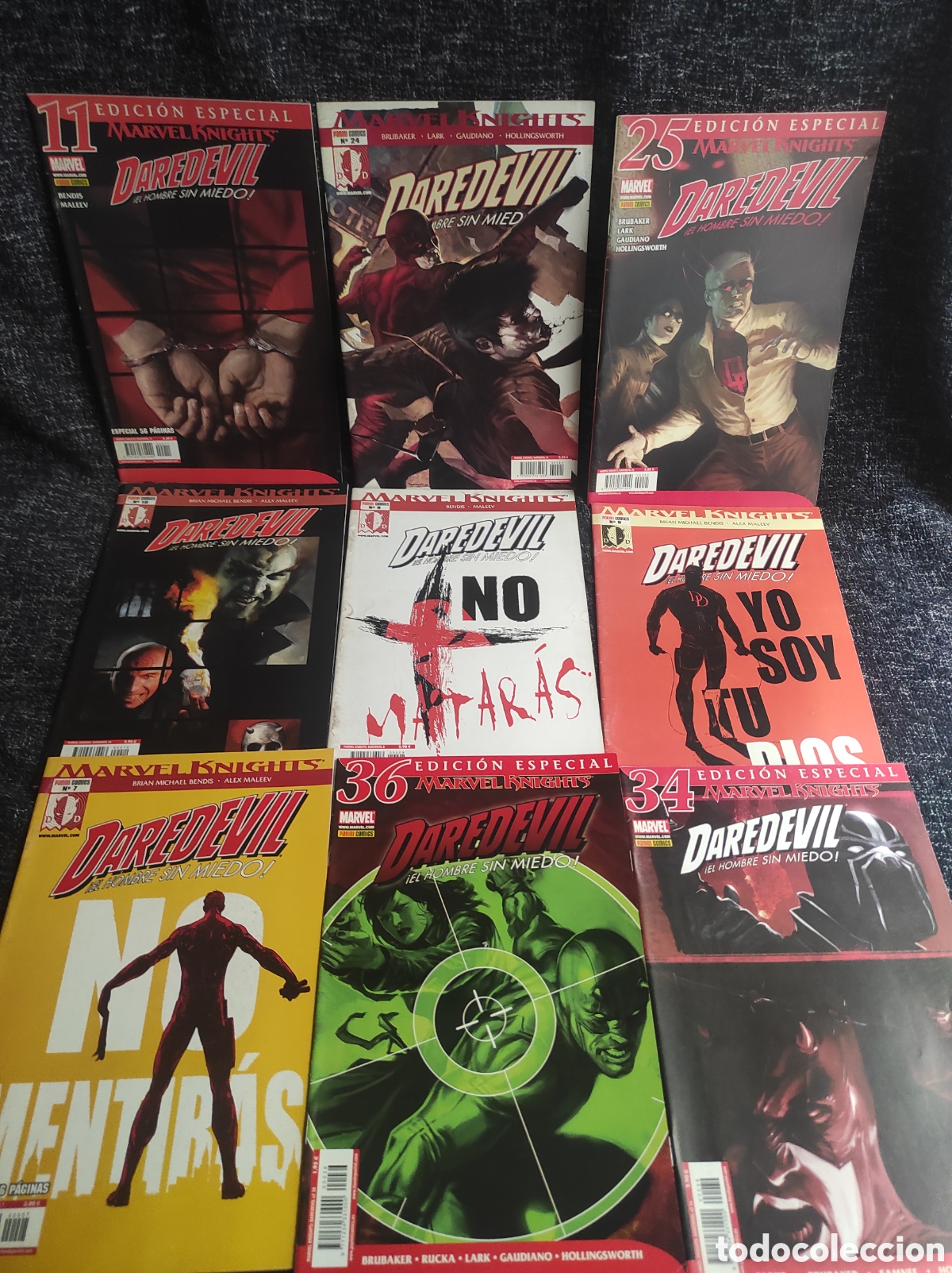 C&oacute;mics: MARVEL KNIGHTS : DAREDEVIL VOL 2 - LOTE DE 9 EJEMPLARES - edita : PANINI - Foto 1