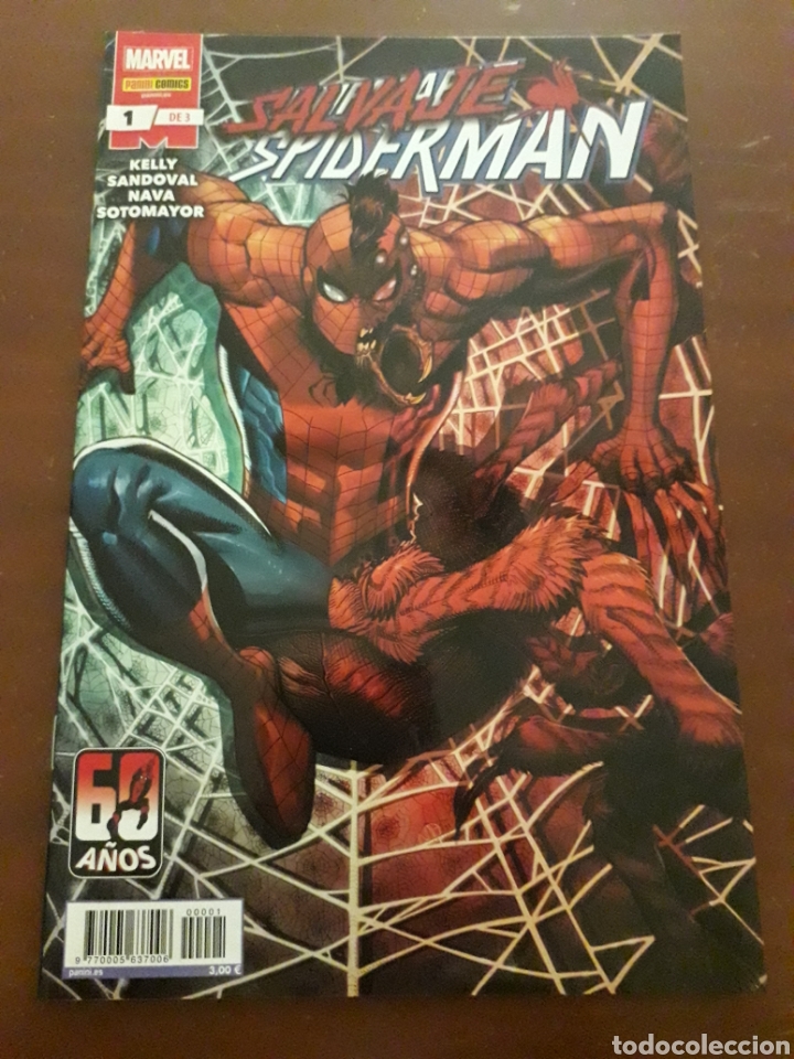 C&oacute;mics: Salvaje Spiderman num 1. Excelente estado - Foto 1