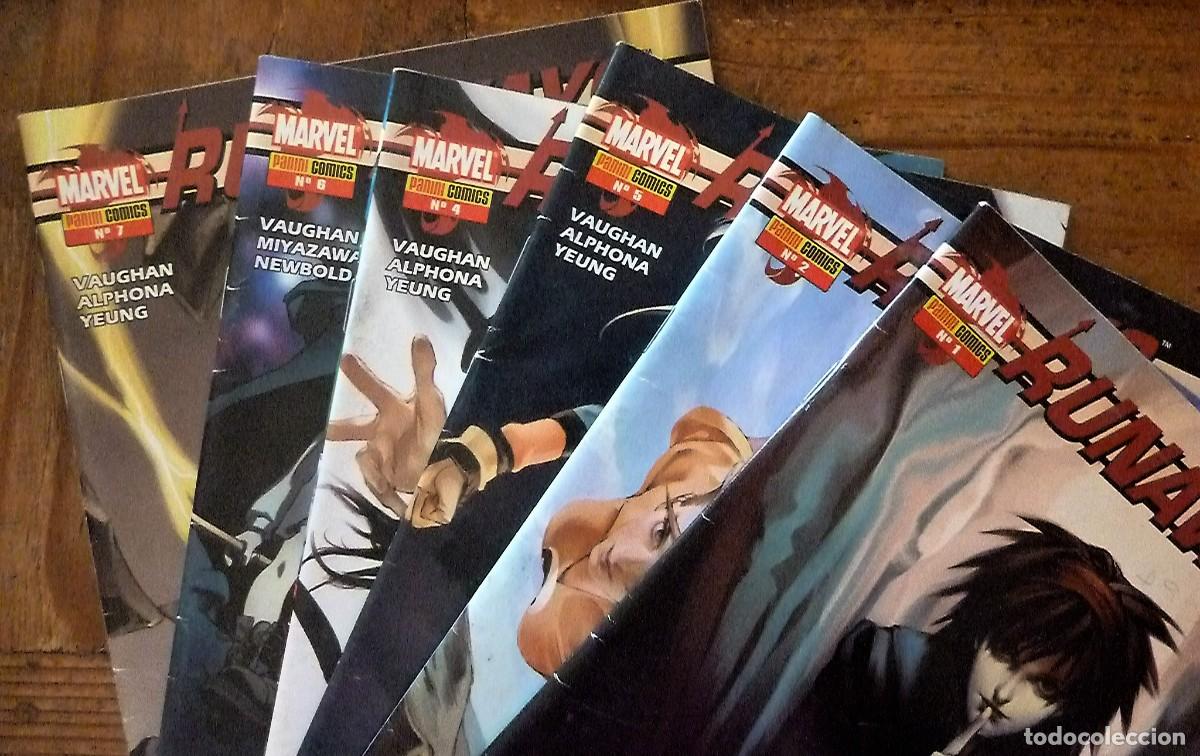 C&oacute;mics: Runaways. Lote vol.1 n&uacute;meros 1-2-4-5-6-7 - Foto 1