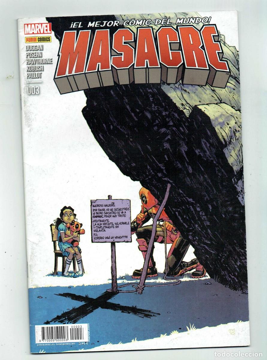 C&oacute;mics: MASACRE. N&ordm; 3. PANINI, MAYO, 2016, (P/C29) - Foto 1