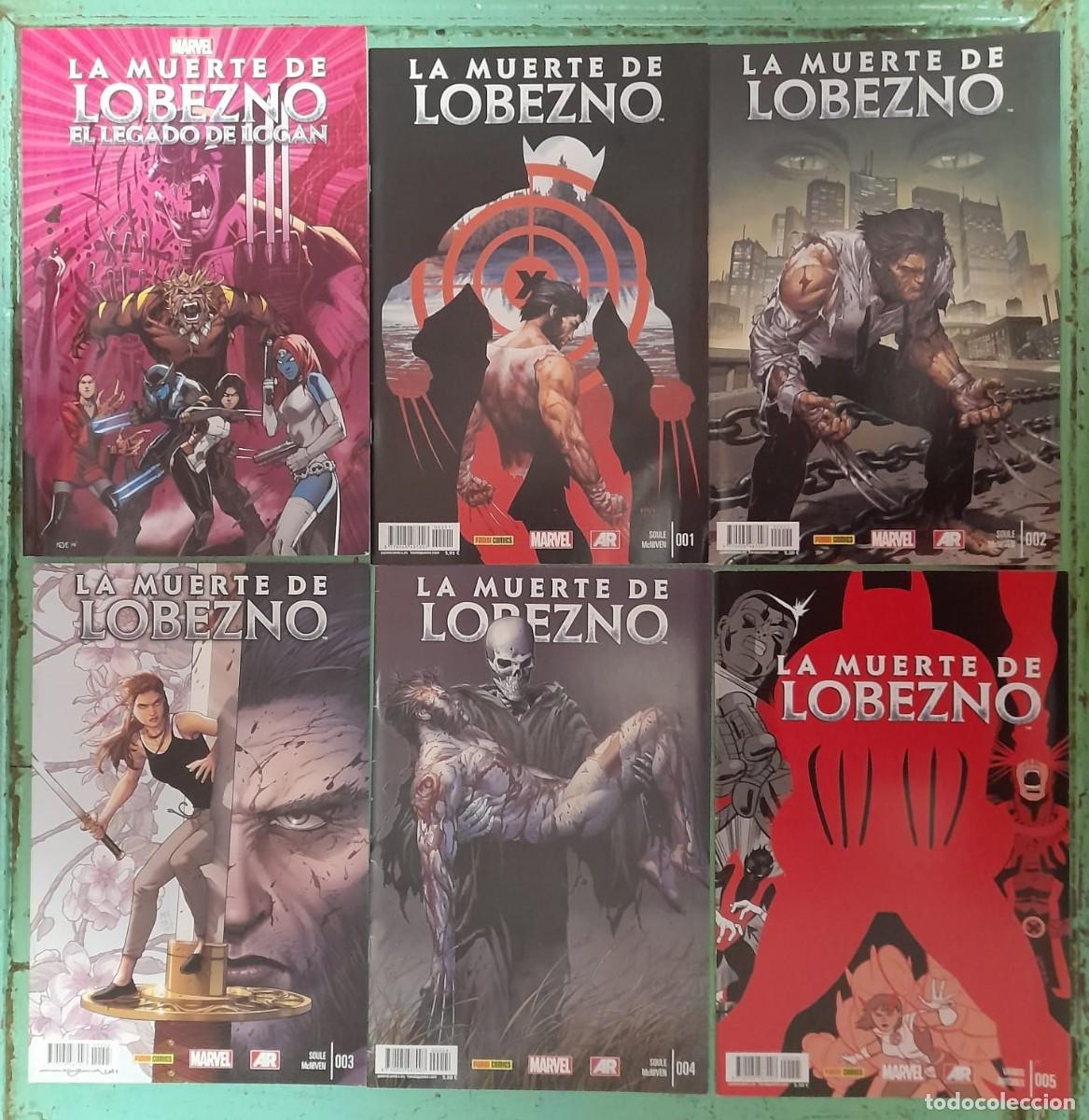 C&oacute;mics: La Muerte de Lobezno - Coleccion Completa de 5 Comics + Compendio - Marvel -Panini - Foto 7