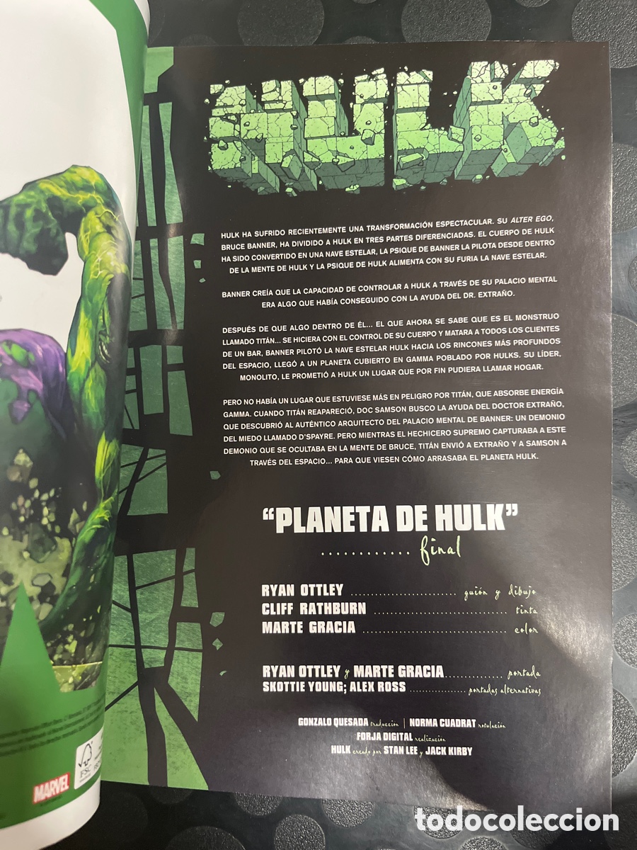 C&oacute;mics: HULK VOL.2 N.129 / 14 PLANETA DE HULK ( 2012/&hellip; ) - Foto 3