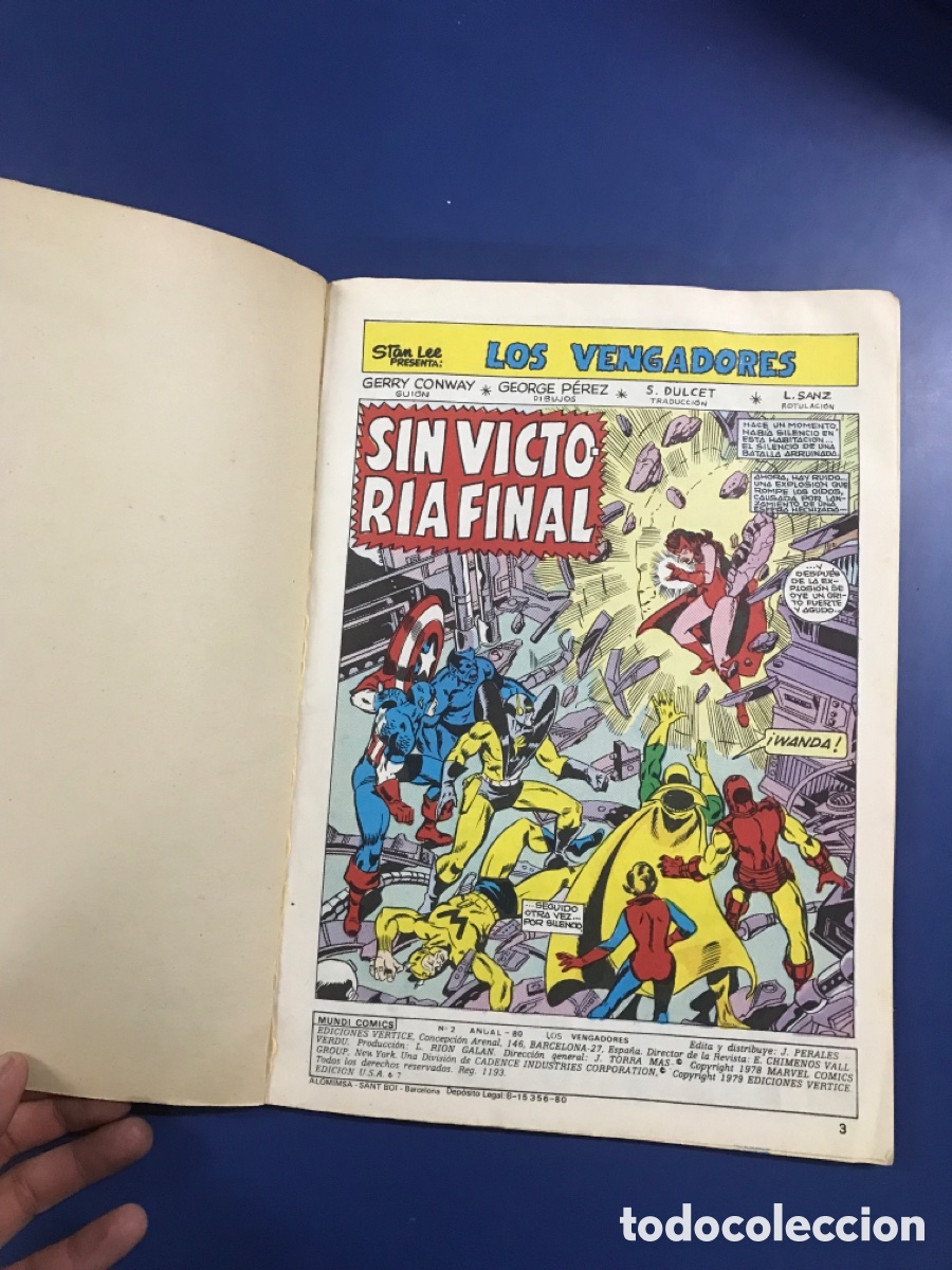 C&oacute;mics: Pack 3 comics vintage de LOS VENGADORES - Foto 7
