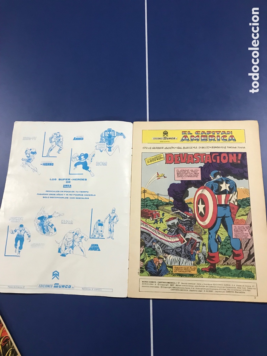 C&oacute;mics: PACK 3 COMICS CAPIT&Aacute;N AMERICA MARVEL VINTAGE - Foto 5