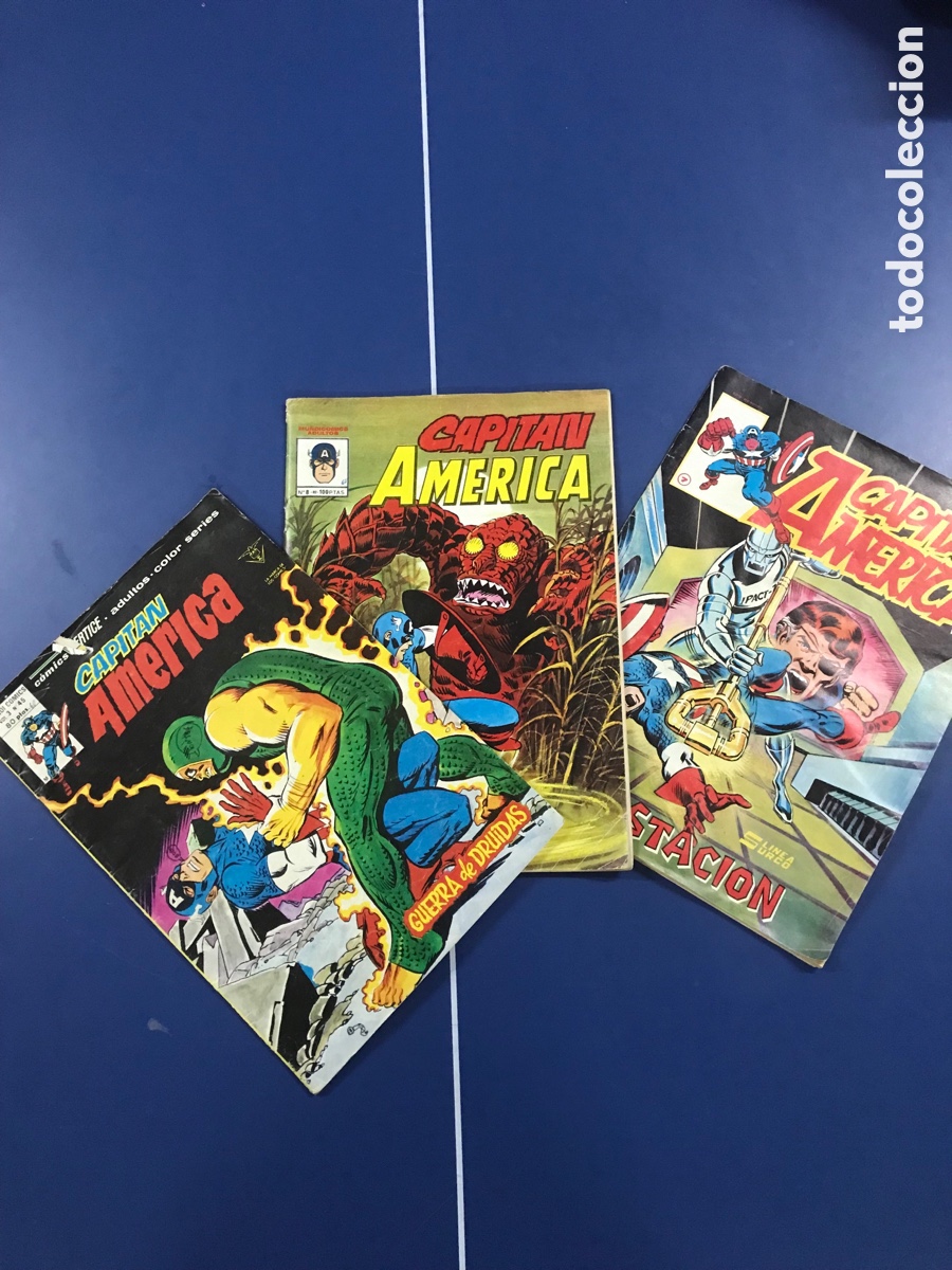 C&oacute;mics: PACK 3 COMICS CAPIT&Aacute;N AMERICA MARVEL VINTAGE - Foto 1