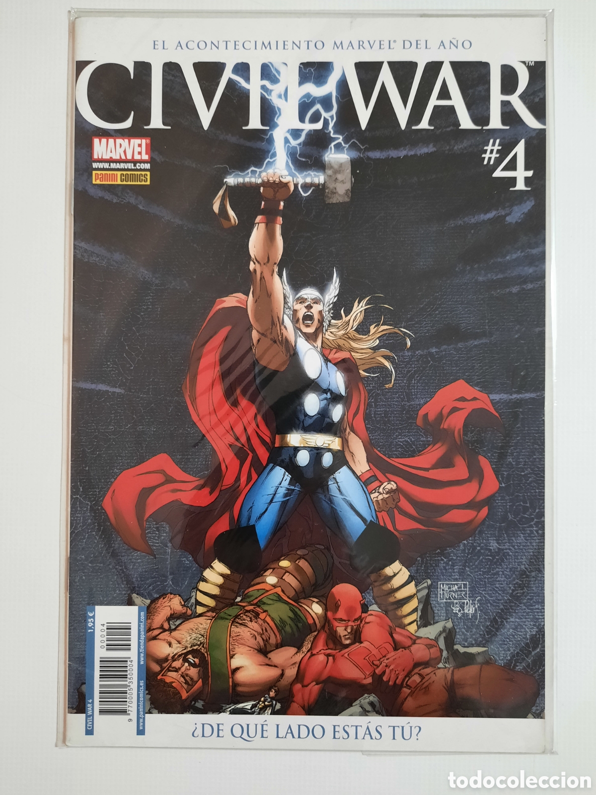 C&oacute;mics: CIVIL WAR N&ordm; 4 - EDICI&Oacute;N NORMAL - GRAPA MARVEL PANINI - 2007 - Foto 1