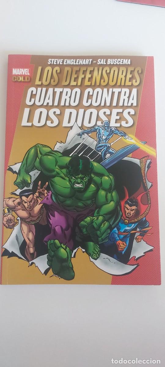 C&oacute;mics: Marvel Gold Los Defensores CUATRO CONTRA LOS DIOSES - Foto 1