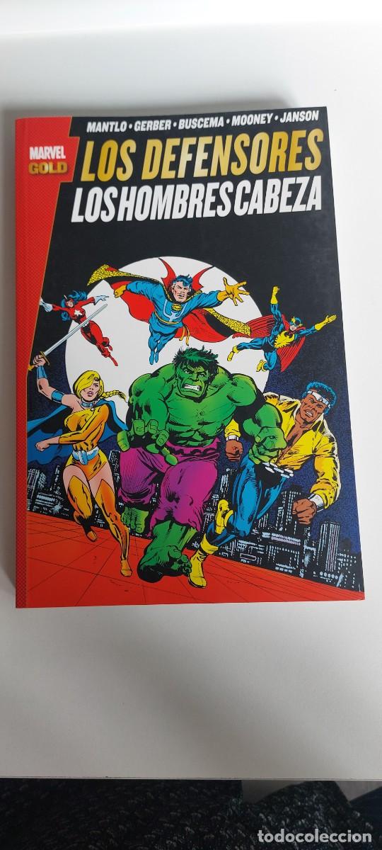 C&oacute;mics: Marvel Gold Los Defensores LOS HOMBRES CABEZA - Foto 1
