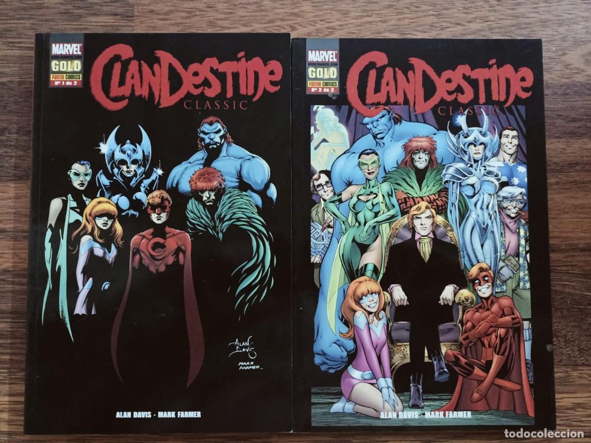 C&oacute;mics: CLANDESTINE N&ordm; 1 Y 2 (DE 2). MARVEL GOLD. ALAN DAVIS - MARK FARMER - Foto 1