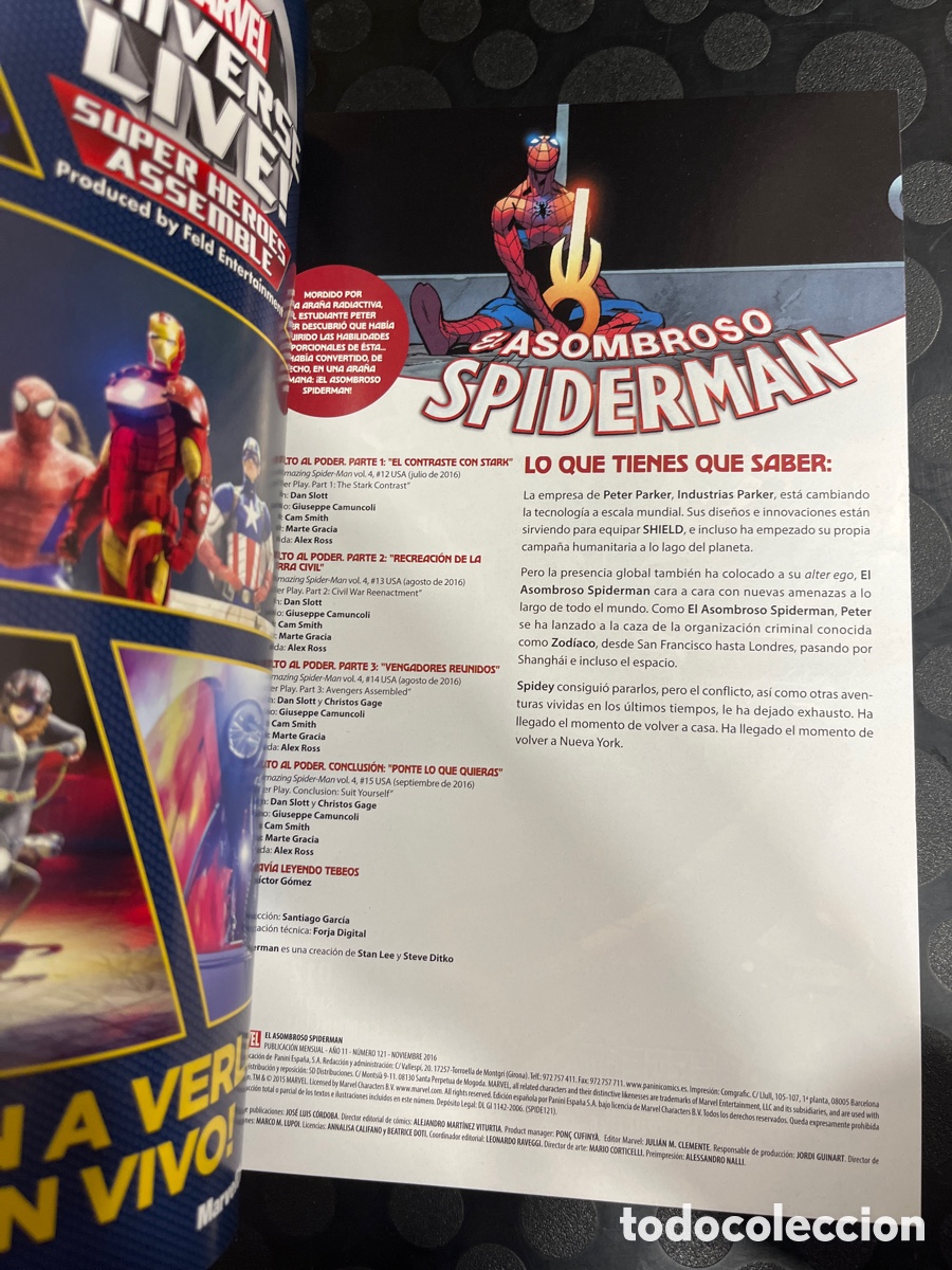 C&oacute;mics: ASOMBROSO SPIDERMAN VOL.7 N.121 ASALTO AL PODER ( 2006/... ) - Foto 3