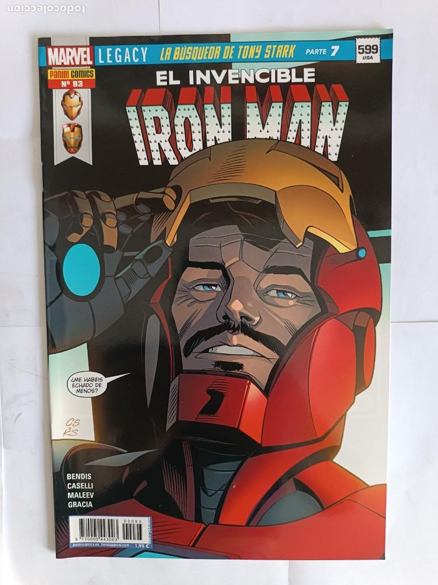 C&oacute;mics: marvel legacy EL INVENCIBLE IRON MAN 93 panini - Foto 1